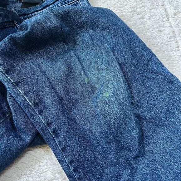 Vintage Y2K Hydraulic Cargo Baggy Pocket Denim Jeans Pants - Picture 4 of 10